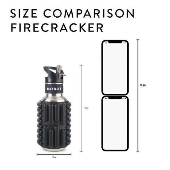 Roller bidon 2W1 MOBOT Firecracker 0,5 L czarny