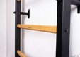 Drabinka gimnastyczna z drewnianymi szczebelkami z drążkiem 311W BenchK 240 x 67 cm 